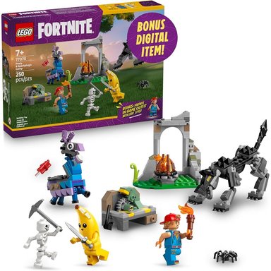LEGO FORTNITE CAMPAMENTO DE PEELY Y SPARKPLUG, CONSTRUCCIÓN Y FIGURAS - 1