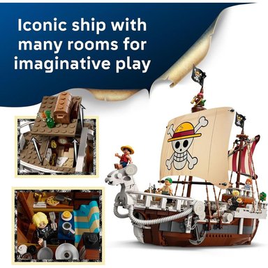 LEGO ONE PIECE BARCO PIRATA GOING MERRY, CONSTRUCCIÓN Y SET DE JUEGO - 3