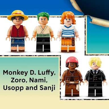 LEGO ONE PIECE BARCO PIRATA GOING MERRY, CONSTRUCCIÓN Y SET DE JUEGO - 5