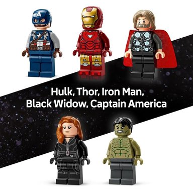 LEGO MARVEL LOGO Y MINIFIGURAS, SET COLECCIONABLE CON 5 FIGURAS - 4