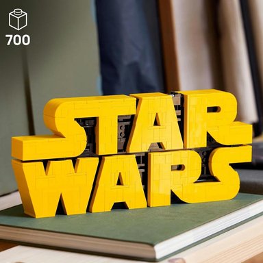 LEGO STAR WARS LOGOTIPO, BLOQUES COLECCIONABLES PARA ARMAR Y DECORAR - 2