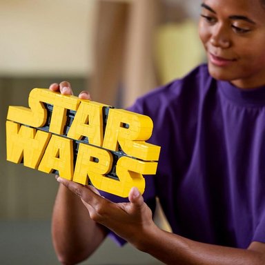 LEGO STAR WARS LOGOTIPO, BLOQUES COLECCIONABLES PARA ARMAR Y DECORAR - 4