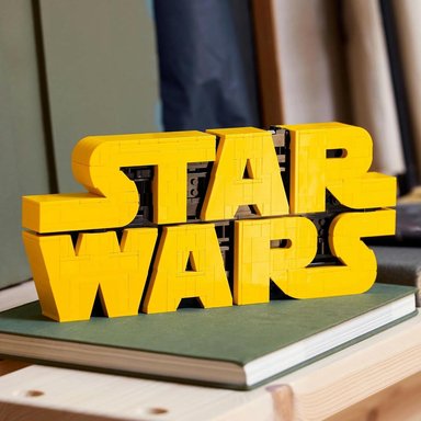 LEGO STAR WARS LOGOTIPO, BLOQUES COLECCIONABLES PARA ARMAR Y DECORAR - 6