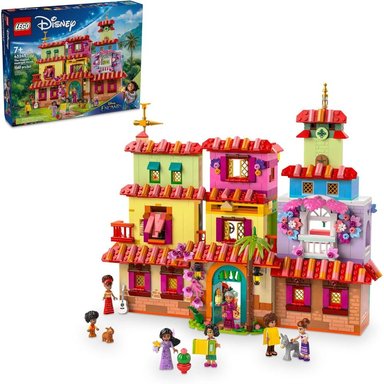 LEGO DISNEY ENCANTO LA CASA MÁGICA DE MADRIGAL, SET DE CONSTRUCCIÓN CON MINIFIGURA