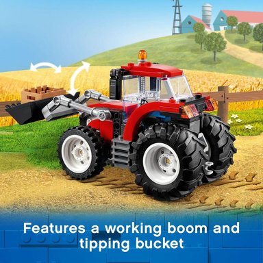 LEGO CITY GRAN TRACTOR VEHÍCULO DE CONSTRUCCIÓN INFANTIL CON ACCESORIOS - 4