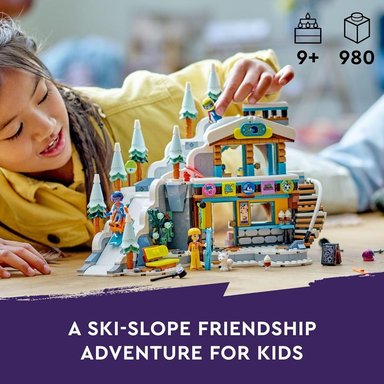 LEGO FRIENDS PISTA DE ESQUÍ Y CAFETERÍA DE VACACIONES CON 3 MUÑECAS - 2