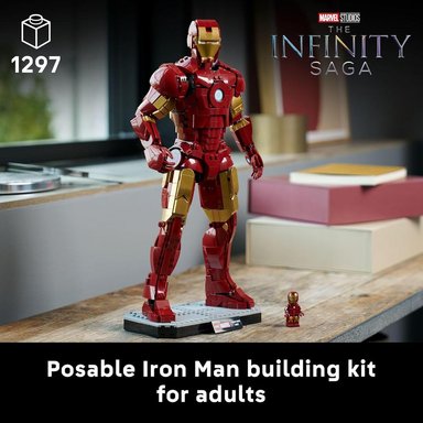 LEGO MARVEL IRON MAN MARK 3, SET ARTICULADO PARA ADULTOS COLECCIONISTAS - 2