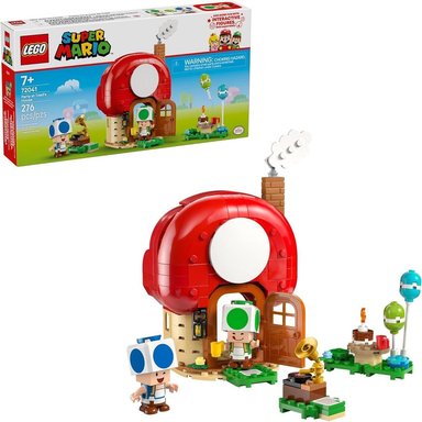 LEGO SUPER MARIO PARTY EN CASA DE TOAD, SET DE CONSTRUCCIÓN CON FIGURAS - 1