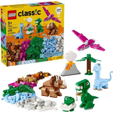 LEGO CLASSIC DINOSAURIOS CREATIVOS, BLOQUES EDUCATIVOS Y DIVERTIDOS - 1