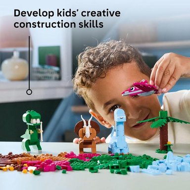 LEGO CLASSIC DINOSAURIOS CREATIVOS, BLOQUES EDUCATIVOS Y DIVERTIDOS - 5