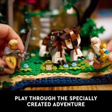 LEGO IDEAS CALABOZOS Y DRAGONES, CUENTO DEL DRAGÓN ROJO, SET PARA ADULTOS - 6