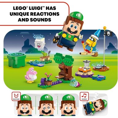 LEGO SUPER MARIO AVENTURAS DE LUIGI, SET INTERACTIVO CON 4 FIGURAS - 4