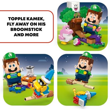 LEGO SUPER MARIO AVENTURAS DE LUIGI, SET INTERACTIVO CON 4 FIGURAS - 5