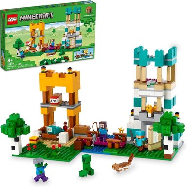 LEGO MINECRAFT CAJA DE CREACIÓN 4.0 SET DE CONSTRUCCIÓN CON LADRILLOS Y FIGURAS