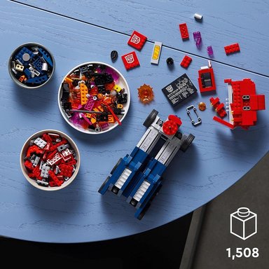 LEGO ICONS OPTIMUS PRIME TRANSFORMERS SET 2 EN 1 ROBOT Y CAMIÓN COLECCIONABLE - 6