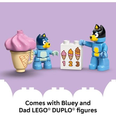 LEGO DUPLO BLUEY VIAJE A LA HELADERÍA, JUEGO SENSORIAL Y SIMBÓLICO - 6