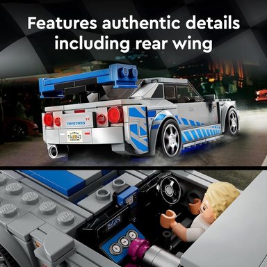 LEGO SPEED CHAMPIONS NISSAN SKYLINE GT-R SET DE COCHE DE CARRERAS COLECCIONABLE - 4