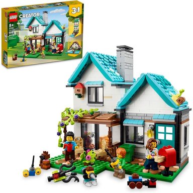 LEGO CREATOR 3 EN 1 CASA ACOGEDORA SET CON FIGURAS Y OPCIONES DE CONSTRUCCIÓN