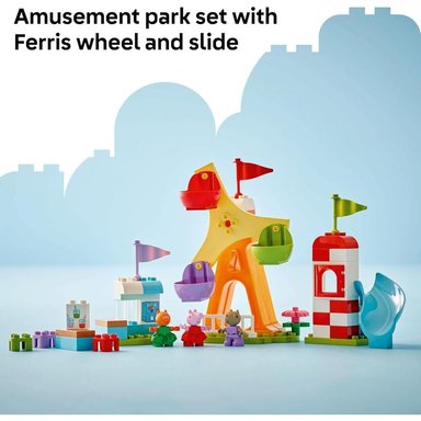 LEGO DUPLO PEPPA PIG FERIA, JUGUETE SENSORIAL PARA NIÑOS Y NIÑAS - 4