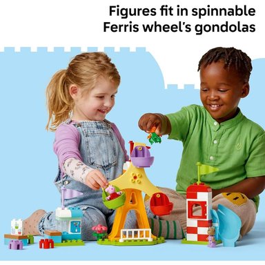 LEGO DUPLO PEPPA PIG FERIA, JUGUETE SENSORIAL PARA NIÑOS Y NIÑAS - 5