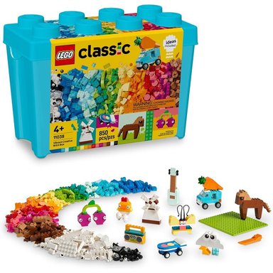 LEGO CLASSIC CAJA DE BLOQUES DE CONSTRUCCIÓN SENSORIALES Y EDUCATIVOS