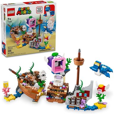 LEGO SUPER MARIO AVENTURA DEL NAUFRAGIO DE DORRIE CON FIGURAS COLECCIONABLES - 1