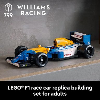 LEGO ICONS WILLIAMS RACING FW14B Y NIGEL MANSELL, COCHE DE FÓRMULA 1 - 2