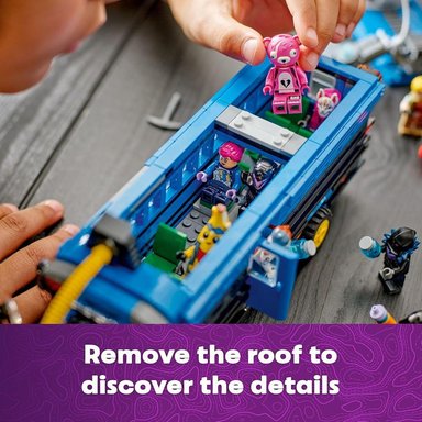 LEGO FORTNITE AUTOBÚS DE BATALLA, JUGUETE COLECCIONABLE CON MINIFIGURAS - 5