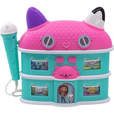 EKIDS GABBYS DOLLHOUSE ALTAVOZ KARAOKE INFANTIL CON MICRÓFONO INCORPORADO