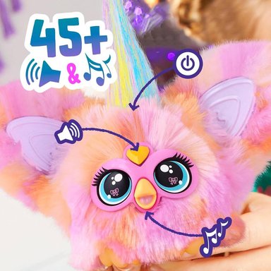FURBY PACK 2 FURBLETS FIERCE Y FABULOUS GREENIE-MEANIE Y MAY-MAY | VERDE Y ROSA - 3