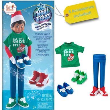 THE ELF ON THE SHELF PAQUETE DE ACCESORIOS DE ZAPATILLAS COMBINABLES - 2