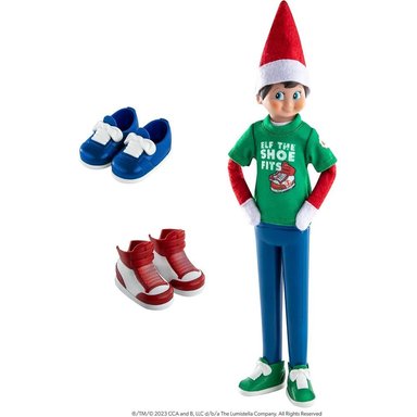 THE ELF ON THE SHELF PAQUETE DE ACCESORIOS DE ZAPATILLAS COMBINABLES - 3