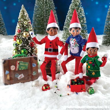 THE ELF ON THE SHELF ACCESORIOS CLAUS COUTURE SET 3 CAMISETAS FESTIVAS - 6
