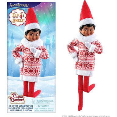 THE ELF ON THE SHELF ACCESORIOS CLAUS COUTURE VESTIDO COPOS DE NIEVE