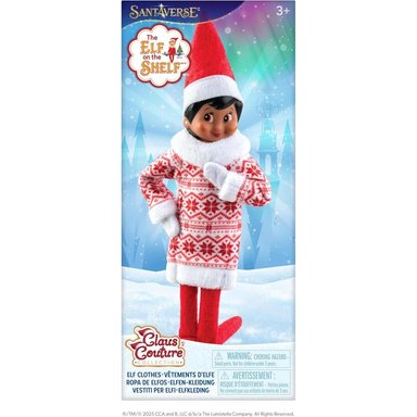 THE ELF ON THE SHELF ACCESORIOS CLAUS COUTURE VESTIDO COPOS DE NIEVE - 2
