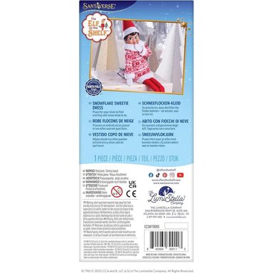 THE ELF ON THE SHELF ACCESORIOS CLAUS COUTURE VESTIDO COPOS DE NIEVE - 3