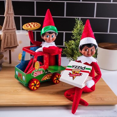 THE ELF ON THE SHELF ACCESORIO CAMIÓN DE PIZZA POLAR - 6