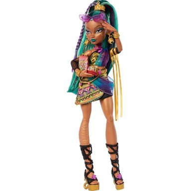 MONSTER HIGH NEFERA NILE MOMIA VESTIDO Y 7 ACCESORIOS