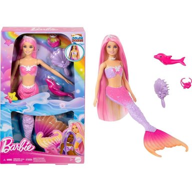BARBIE MALIBU MUÑECA SIRENA 11'/28 CM CON ACCESORIOS