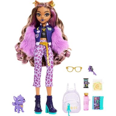 MONSTER HIGH CLAWDEEN WOLF MUÑECA 11'/28 CM CON ACCESORIOS - 5