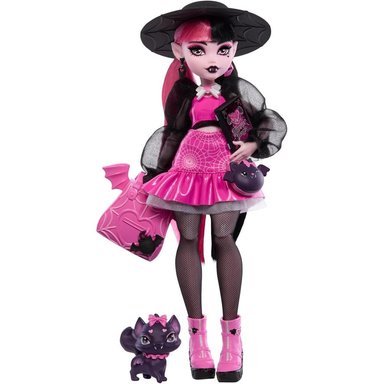 MONSTER HIGH DRACULAURA MUÑECA 11'/28 CM CON ACCESORIOS