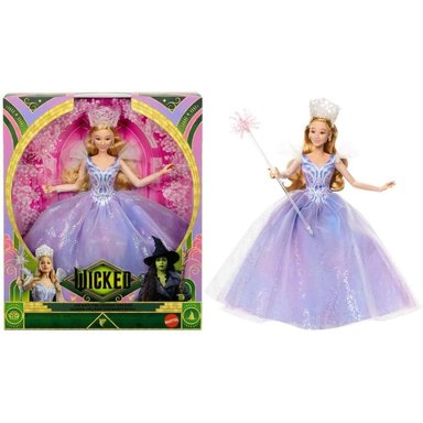 GLINDA WICKED MUÑECA MODA LUJO 3 ACCESORIOS