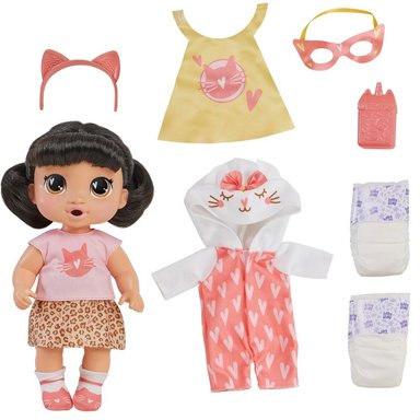 BABY ALIVE KATIE KAT MUÑECA 28 CM PARA VESTIR