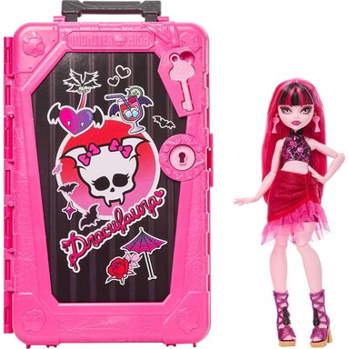 MONSTER HIGH SKULLTIMATE SECRETS DRACULAURA MUÑECA Y ACCESORIOS