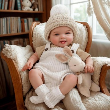 BABESIDE MIA MUÑECA BEBÉ REBORN 17'/43 CM CON ACCESORIOS