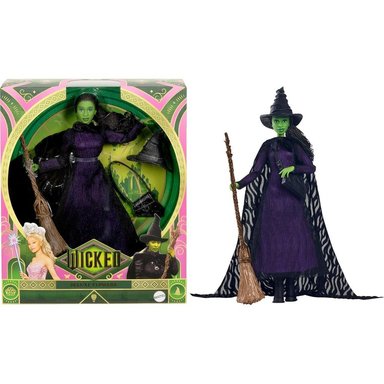 ELPHABA WICKED MUÑECA MODA LUJO CABELLO TRENZADO ARTICULABLE