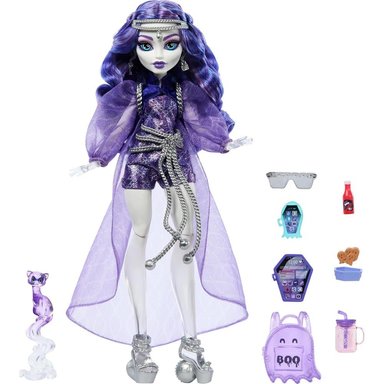 MONSTER HIGH SPECTRA VONDERGEIST MUÑECA 11'/28 CM CON ACCESORIOS
