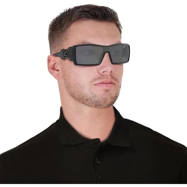 OAKLEY OIL RIG OO9081 GAFAS DE SOL RECTANGULARES PARA HOMBRE | POLISHED BLACK / BLACK IRIDIUM POLARIZED - 2