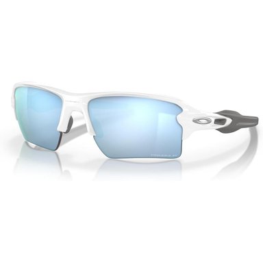 OAKLEY FLAK 2.0 XL OO9188 GAFAS DE SOL PARA HOMBRE | POLISHED WHITE / PRIZM DEEP H2O POLARIZED