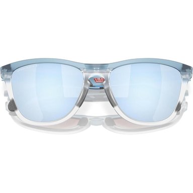 OAKLEY OO9284 FROGSKINS GAFAS DE SOL PARA UNISEX | TRANSPARENT STONEWASH / CLEAR / PRIZM DEEP WATER POLARIZED - 6